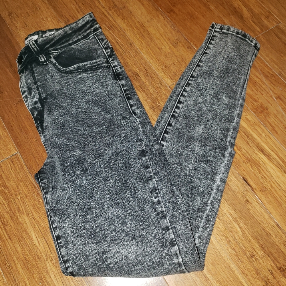 WBB Black Acid wash Skinny Jeans 5/27